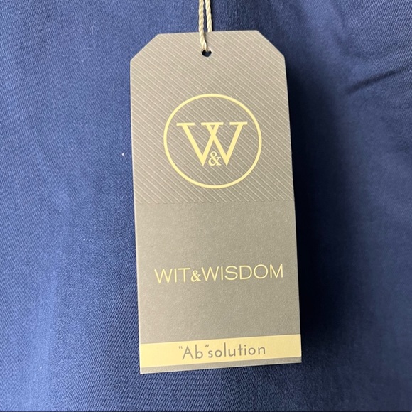 Wit & Wisdom Coastal Blue Shorts Size 20W - Picture 6 of 9